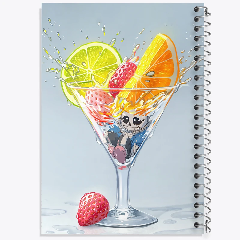 دفتر نت موسیقی 50 برگ خندالو مدل بازی آندرتیل (Undertale) کد 31805