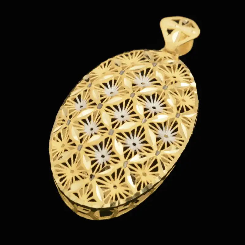 آویز گردنبند طلا 18 عیار زنانه طلای مستجابی مدل آوا فیوژن کد 6743