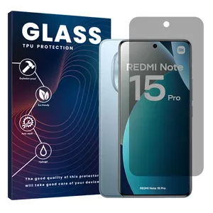 Glass Resistant model privacy screen protector suitable for Xiaomi Redmi Note 15 Pro 4G Mobile phone