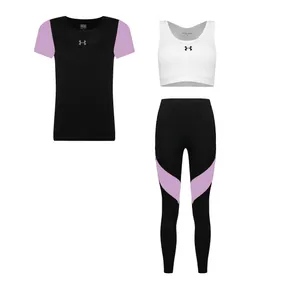 ست سه تکه لباس ورزشی زنانه مدل 1401-1801-7101 رنگ مشکی