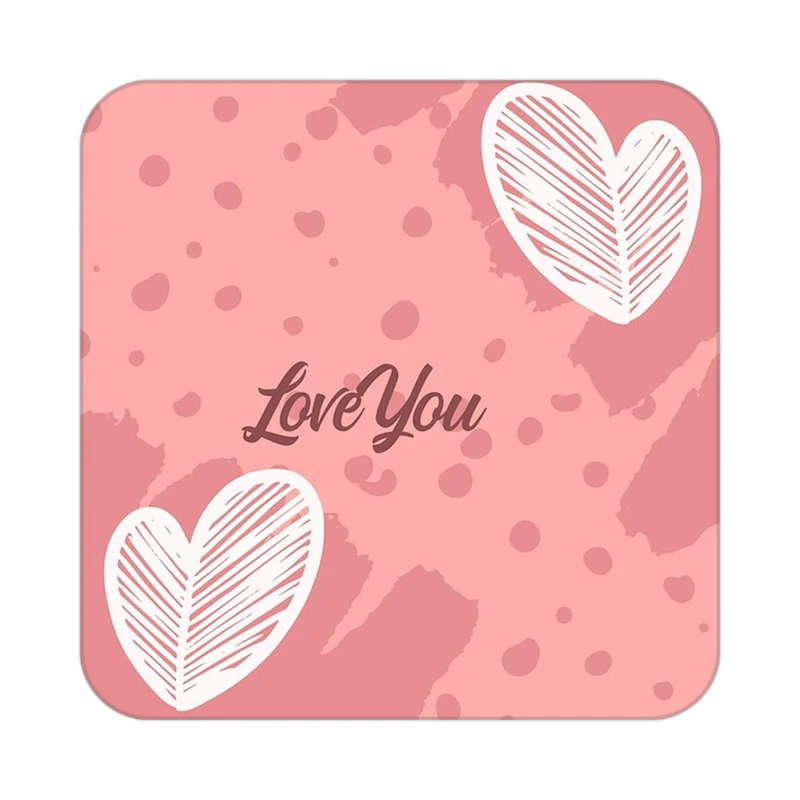 زیر لیوانی کاکتی طرح عاشقانه مدل mp40589