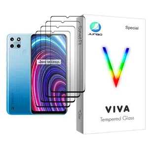 Junbo Viva Glass MIX004 Screen Protector For Realme C25Y Pack Of 4
