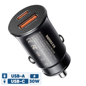 شارژر فندکی 30 وات دو پورت ریمکس مدل RCC440