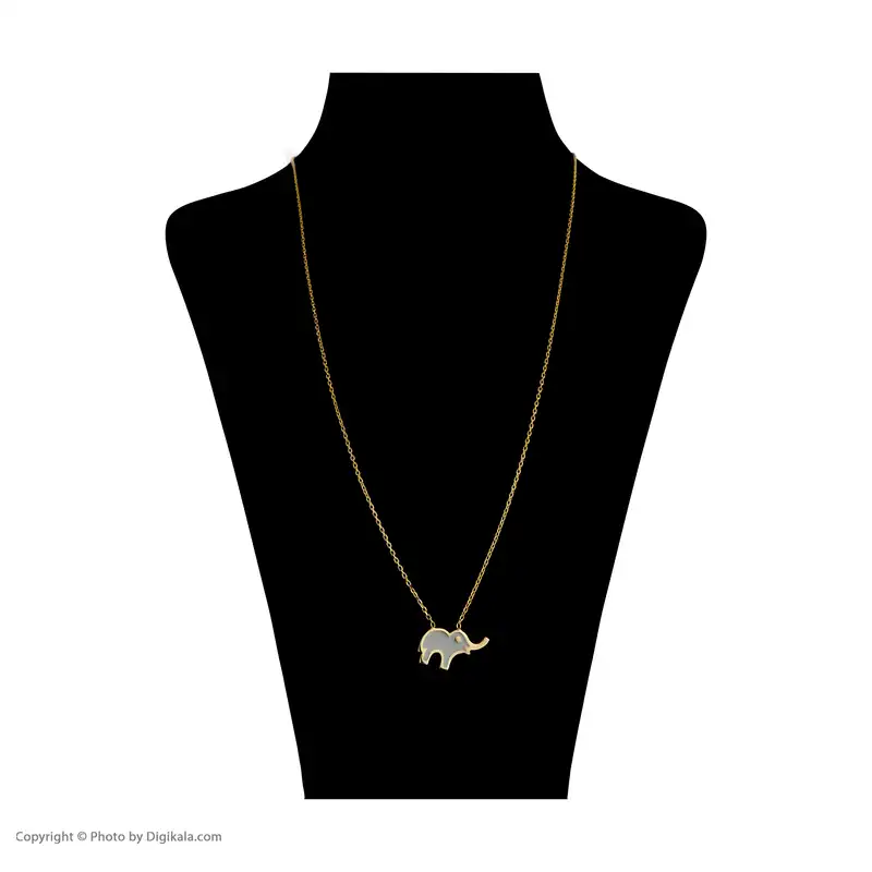 گردنبند طلا 18 عیار زنانه تاج مدل G295