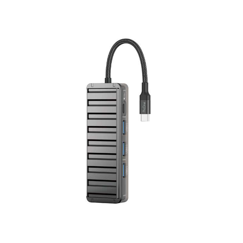 هاب 4 پورت USB-C پرووان مدل PHU554 هاب 4 پورت USB-C پرووان مدل PHU554