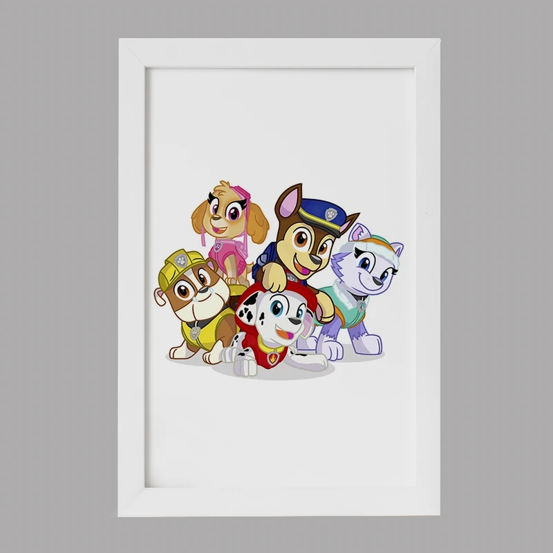 تابلو خندالو مدل سگ های نگهبان کد F2121