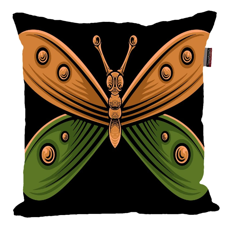 کوسن ناریکو مدل فانتزی طرح پروانه کد 0533