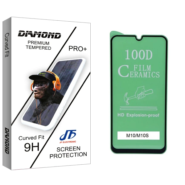 محافظ صفحه نمایش جی اف مدل Diamond glass مناسب برای گوشی موبایل سامسونگ Galaxy M10/M10S