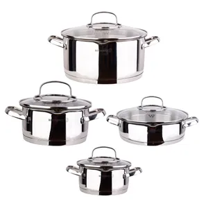   سرویس قابلمه تابه استیل 8 پارچه کرکماز مدل Steama کد 1999