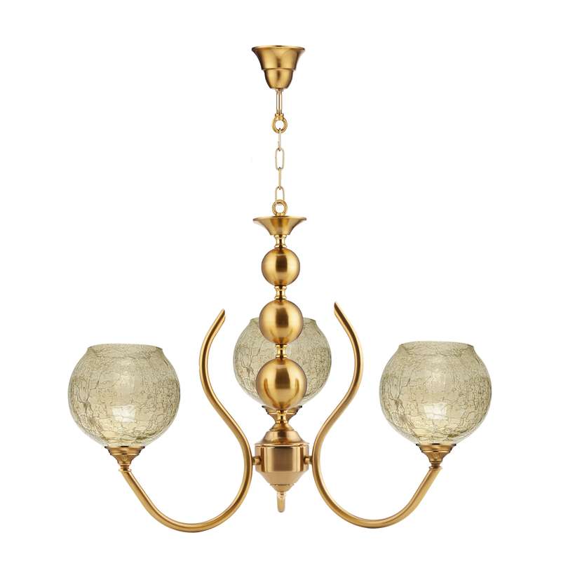 لوستر 3 شعله کارنتیس مدل ابشار کد KT-04