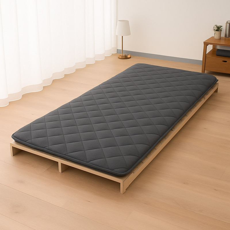 تشک مهمان پرارین مدل ساده دولایه 1 نفره سایز 95*195 سانتی متر