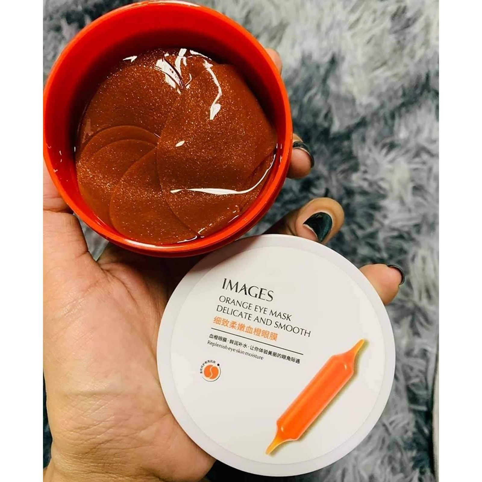 ماسک زیر چشم ایمجز مدل ORANGE وزن 80 گرم بسته 60 عددی -  - 4