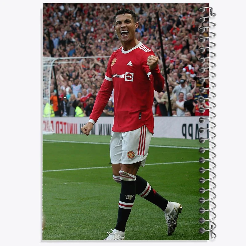 دفتر ژورنال نویسی 50 برگ خندالو مدل نقطه ای طرح کریستیانو رونالدو کد 13910