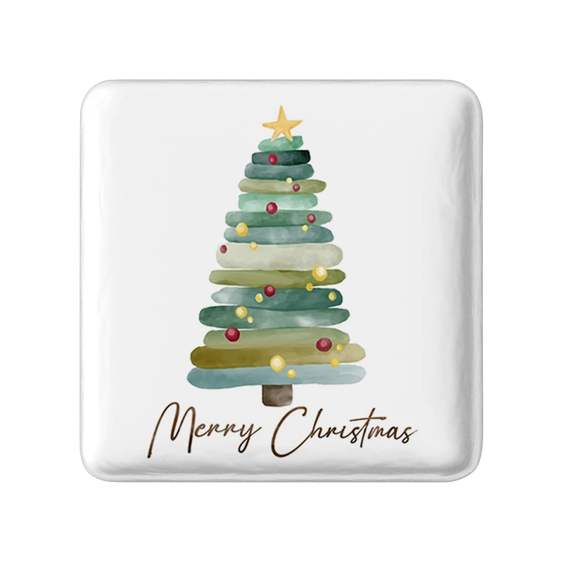 مگنت خندالو طرح کریسمس Christmas مدل مربعی کد 22150