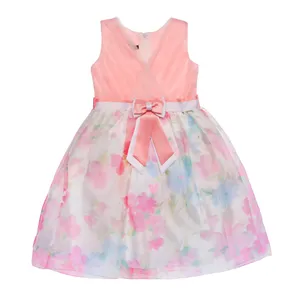 پیراهن دخترانه مدل ارگانزا کره ای