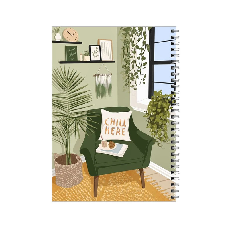 دفتر مشق 80 برگ بامبیلیپ طرح اتاق نشیمین کد 4483105