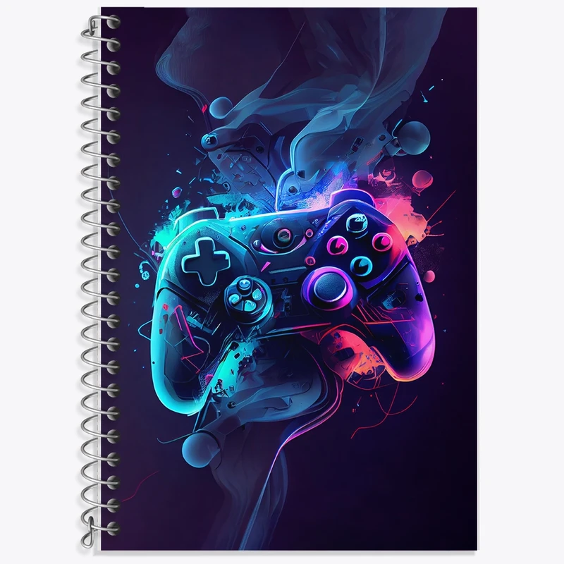 دفتر لغت 50 برگ خندالو طرح گیمر کد F2350