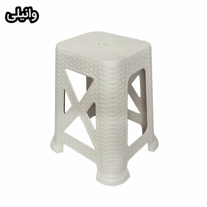 عکس شماره 5 : چهارپایه ناصر پلاستیک مدل حصیری کد np-867