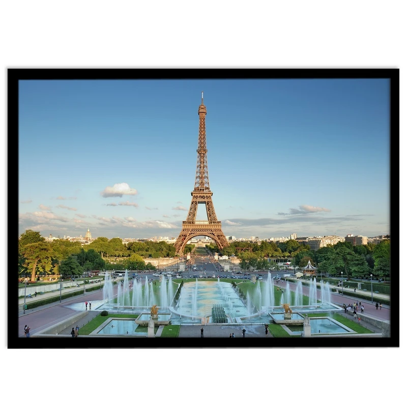 تابلو نوری بکلیت طرح منظره شهر پاریس برج ایفل مدل B-S1325