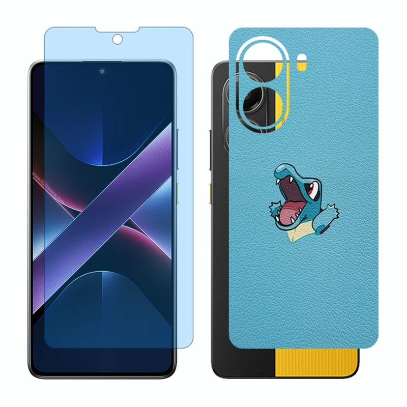 محافظ صفحه نمایش آنتی بلو گلس مدل Together مناسب برای گوشی موبایل شیائومی Poco X7 Pro به همراه برچسب پوششی پشت گوشی