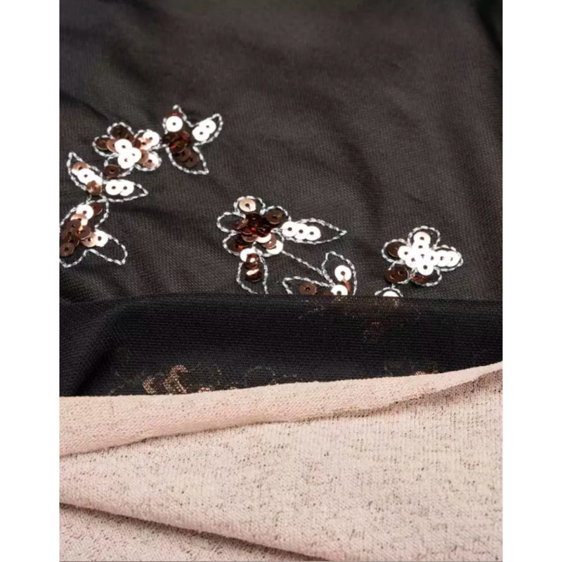 بلوز آستین کوتاه زنانه مدل  گلدوزی شده