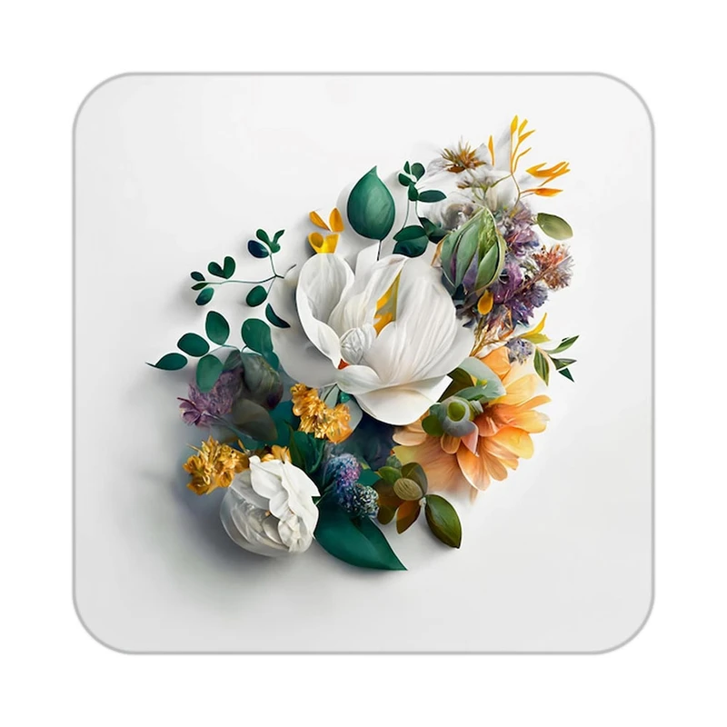 زیر لیوانی کاکتی طرح گل مدل mp16067