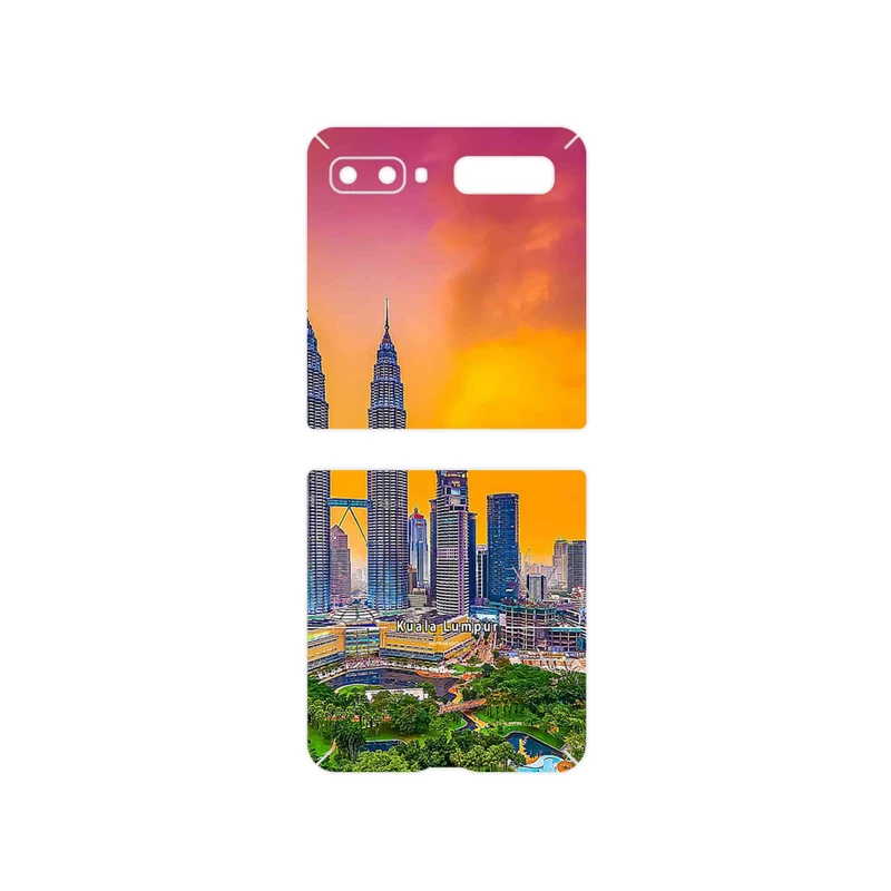 برچسب پوششی ماهوت مدل City of Kuala Lumpur مناسب برای گوشی موبایل سامسونگ Galaxy Z Flip