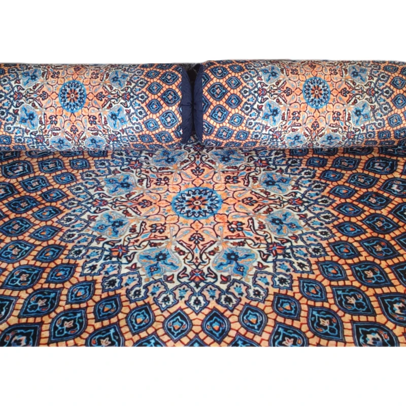 عکس شماره 6 : ست 3 تکه تشک و پشتی مدل سنتی کد 1