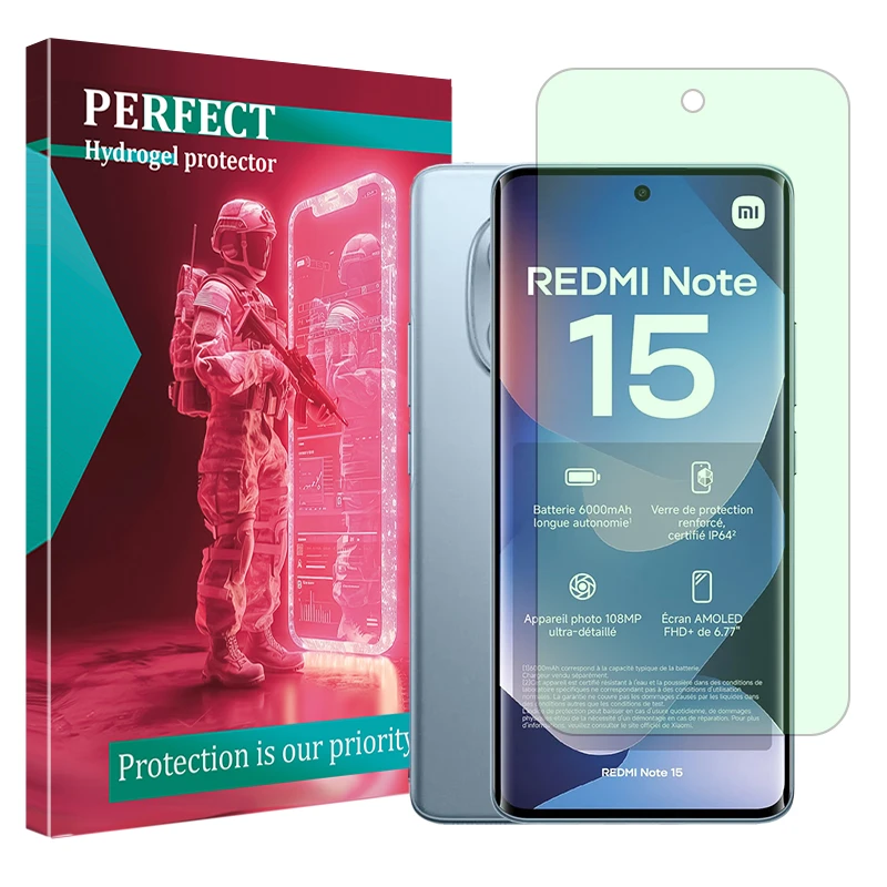 محافظ صفحه نمایش حفاظت از نور سبز پرفکت مدل Eye Care مناسب برای گوشی موبایل شیائومی Redmi Note 15 4G