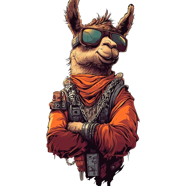   استیکر پارچه و لباس پاد آفرین طرح شتر کد 4345