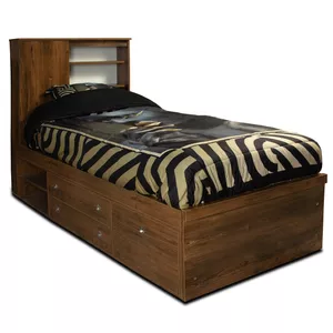 تخت خواب یک نفره مدل ویوناباکس دار سایز 90×200 سانتی متر