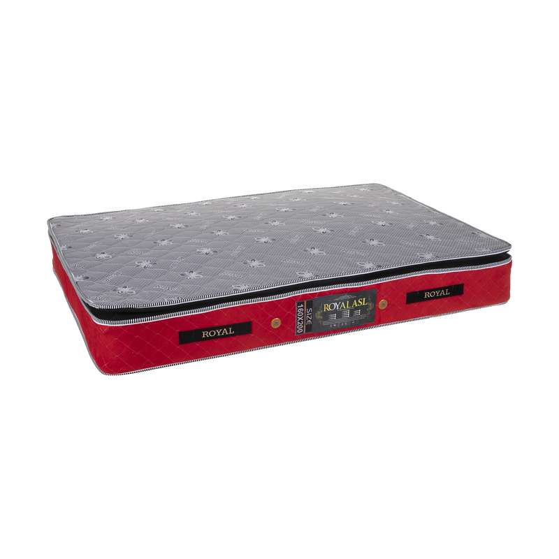 تشک رویال اصل مدل طبی فنری پد دار کد H006 دو نفره  سایز 200x160 سانتی متر