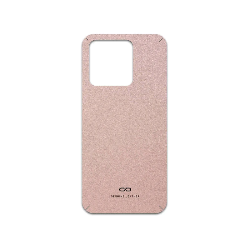 برچسب پوششی ماهوت مدل Rose-Gold-Leather مناسب برای گوشی موبایل شیائومی Redmi 10A