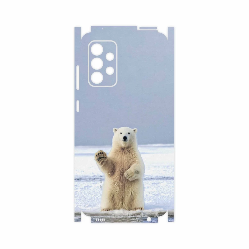 برچسب پوششی ماهوت مدل Polar-bear-FullSkin مناسب برای گوشی موبایل سامسونگ Galaxy A72