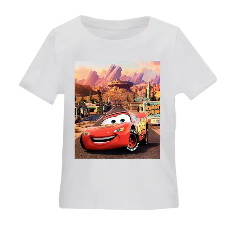 تی شرت بچگانه طرح کارتون ماشین ها کد N23