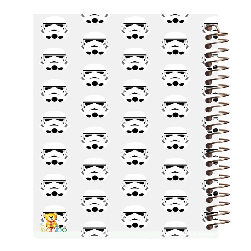 دفتر مشق 100 برگ بانیبو طرح  star wars کد 989