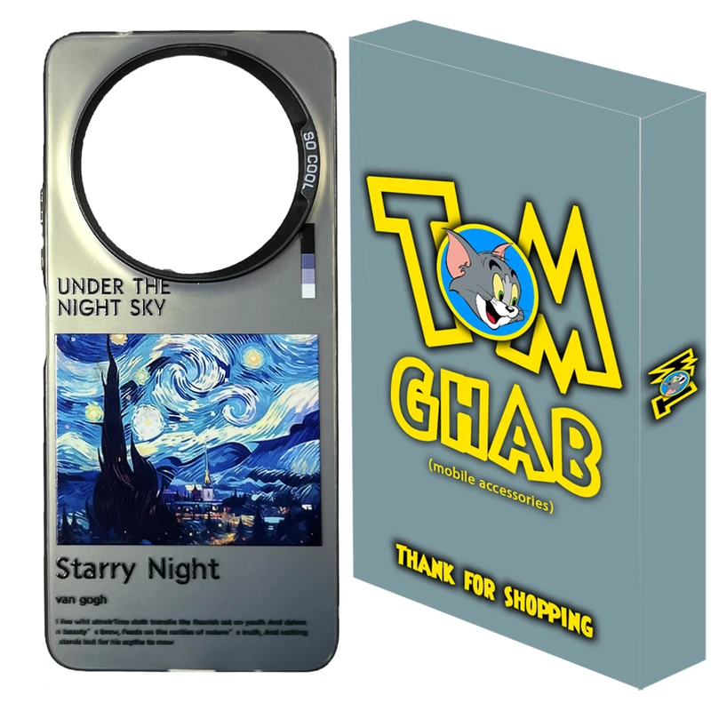 کاور قاب تام مدل سوکول طرح ونگوگ مناسب برای گوشی شیائومی Redmi 14C 