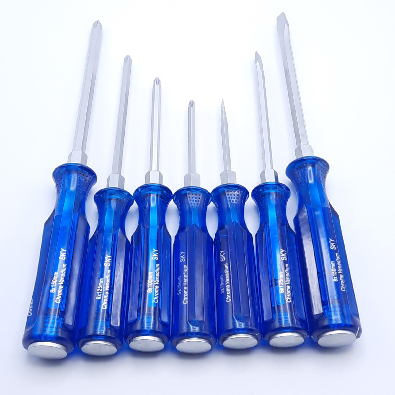 پیچ گوشتی ضربه خور اسکای مدل 7cs بسته 7 عددی پیچ گوشتی ضربه خور اسکای مدل 7cs بسته 7 عددی