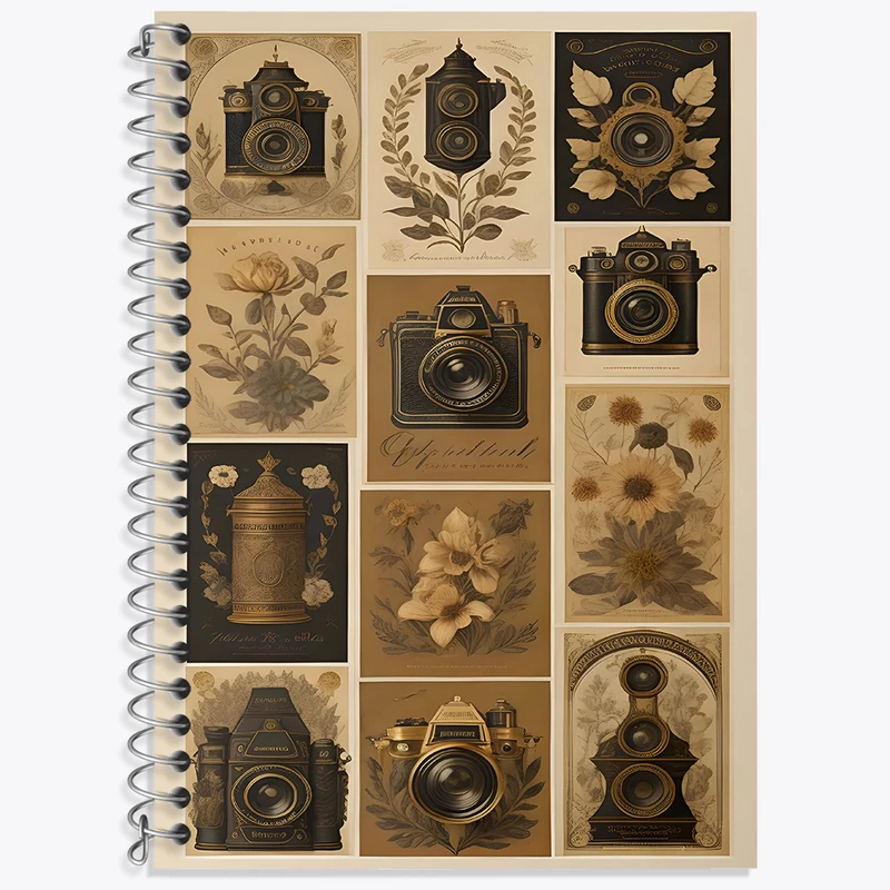 دفتر نت موسیقی 50 برگ خندالو طرح دوربین عکاسی کد N5615