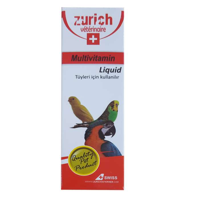 قطره ویتامن پرندگان زوریچ مدل مولتی حجم 30میلی لیتر
