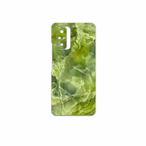 MAHOOT Green-Crystal-Marble Cover Sticker for Xiaomi Redmi Note 10 Pro Max
