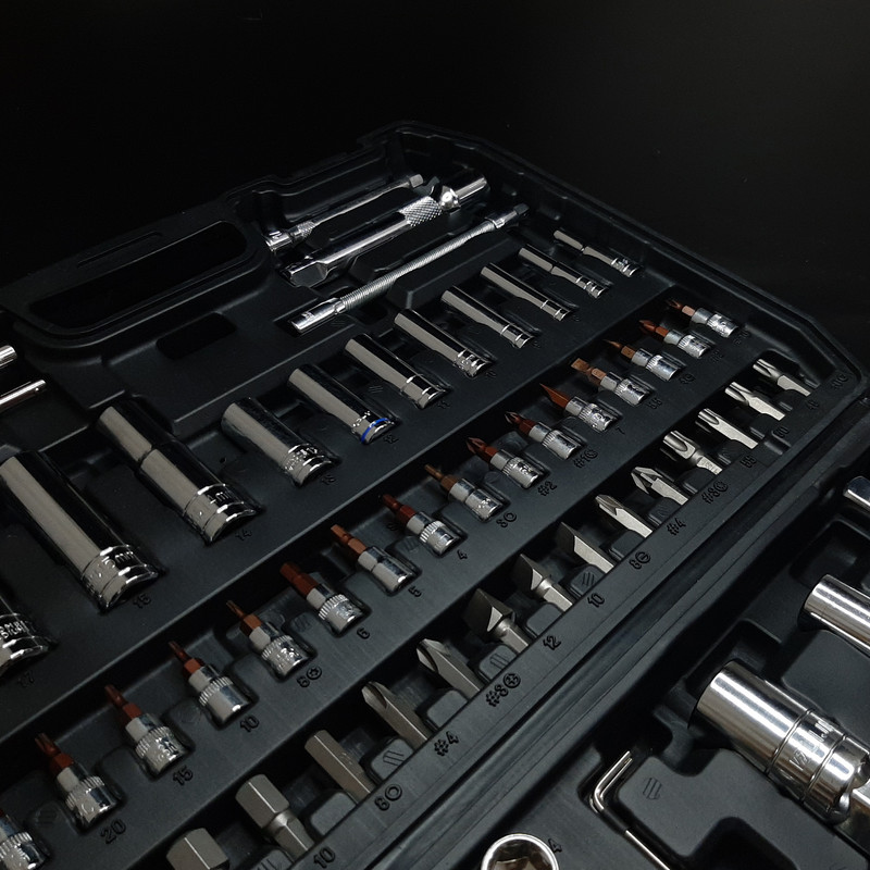 مجموعه ابزار آچار و سری بکس مدل 94-WE مجموعه 94 عددی