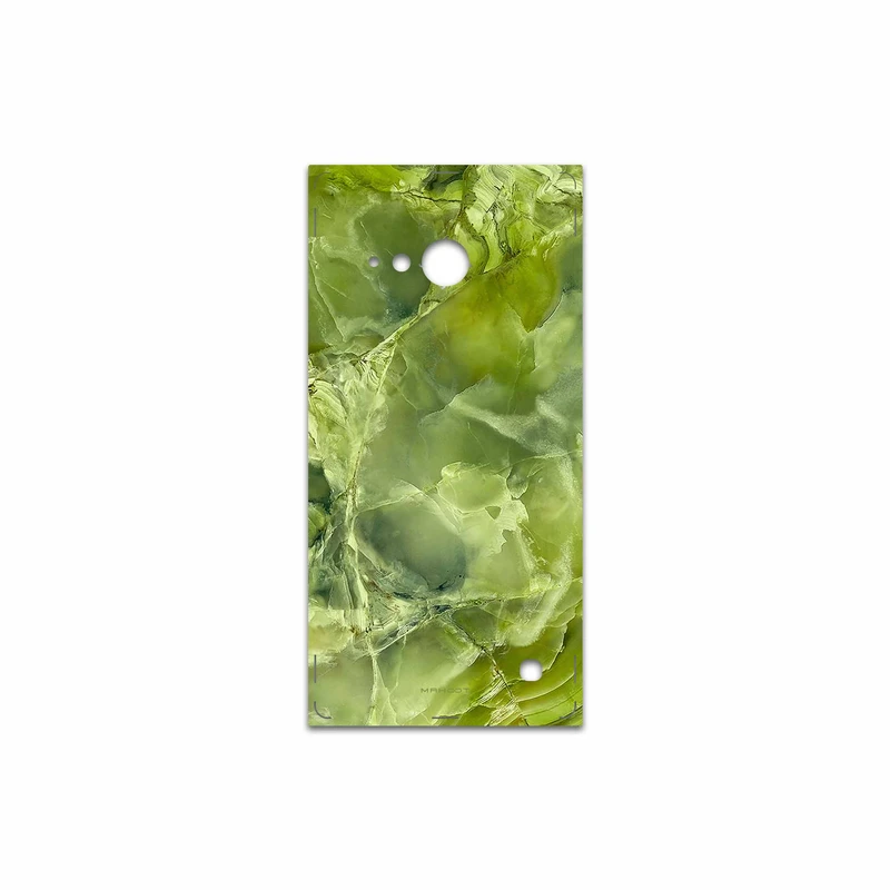 برچسب پوششی ماهوت مدل Green Crystal Marble مناسب برای گوشی موبایل نوکیا Lumia 730