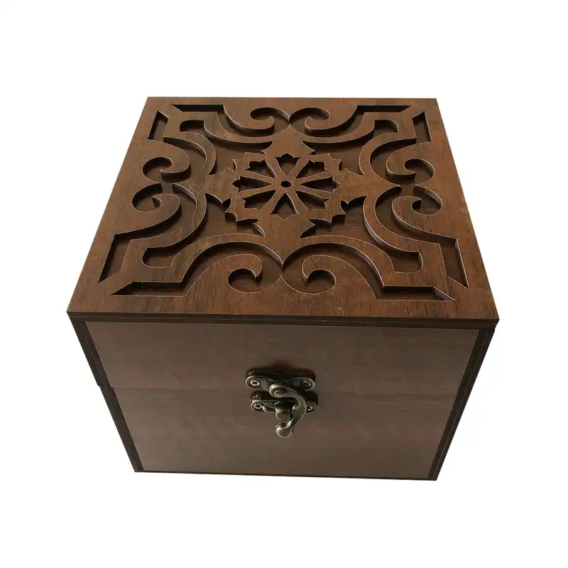 جعبه هدیه چوبی مدل j104