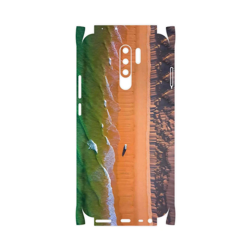 برچسب پوششی ماهوت مدل Beach and Green Sea-FullSkin مناسب برای گوشی موبایل شیائومی Redmi 9