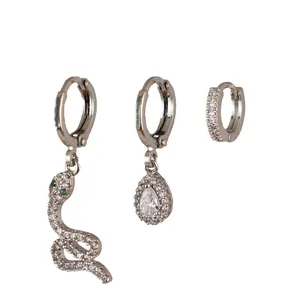 گوشواره زنانه وای اس ایکس مدل U305 بسته سه عددی
