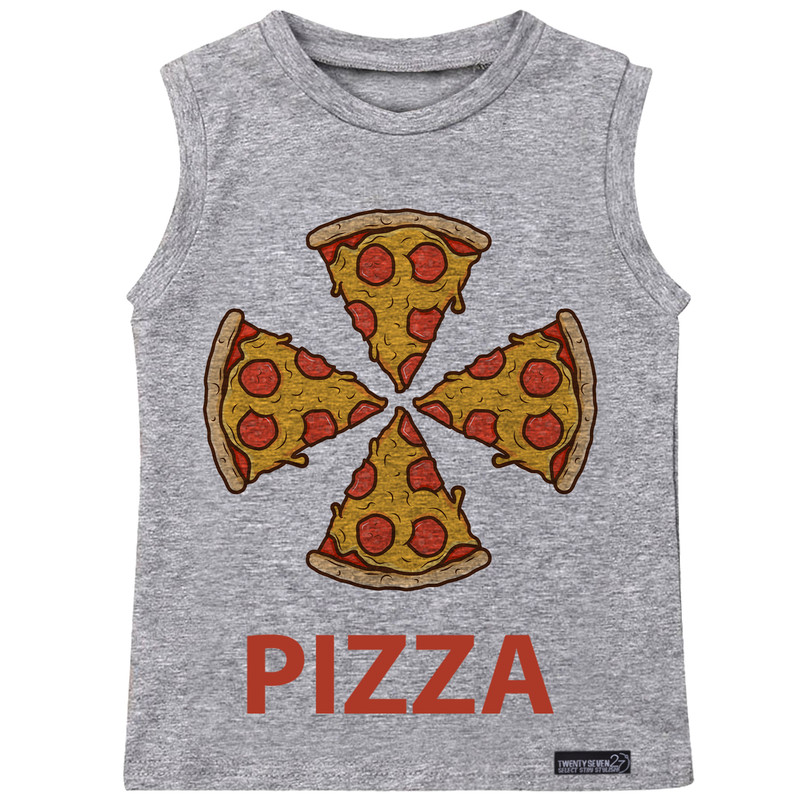 تاپ پسرانه 27 مدل Pizza Pieces کد MH266