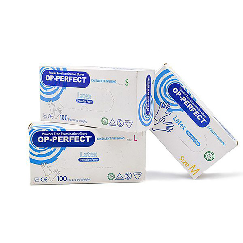 دستکش لاتکس اپی‌پرفکت مدل اکسلنت سایز اسمال بسته 100 عددی