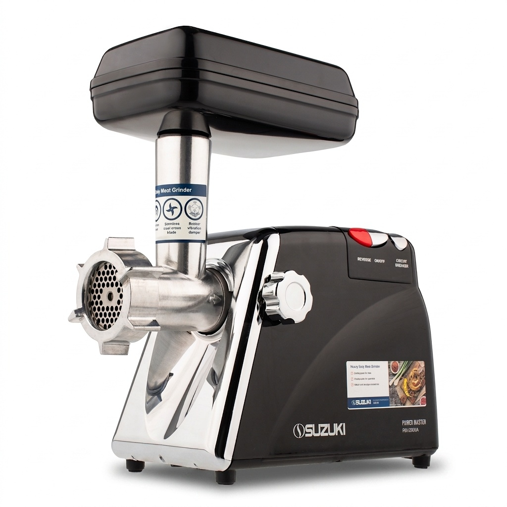 چرخ گوشت 400 وات سوزوکی مدل PM-I2600A چرخ گوشت 400 وات سوزوکی مدل PM-I2600A
