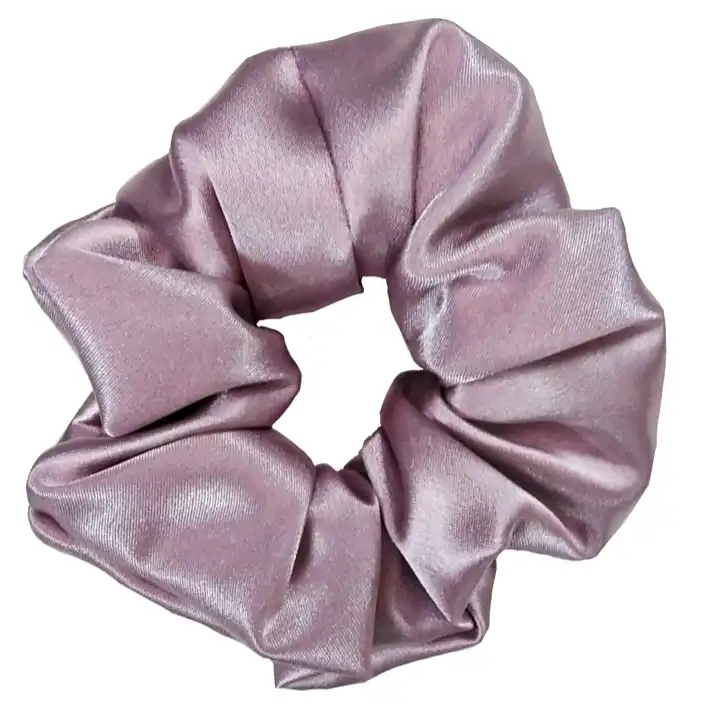 کش مو زنانه مدل اسکرانچی ساتن و پارچه بسته  2 عددی